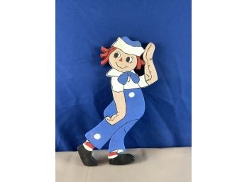 Vintage Raggedy Andy Wall Plaque