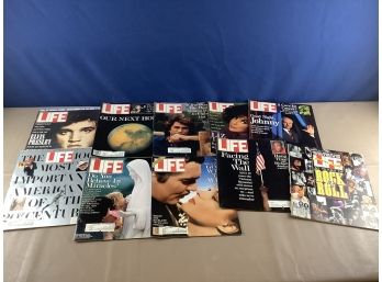 Lot 0f 10 Vintage Life Magazines  (1990-1992)