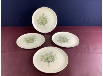 Set Of 4 Ever Yours Plates - Summer Showers Pattern