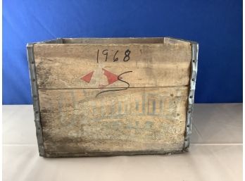 Vintage Diamond Ginger Ale Wood Crate