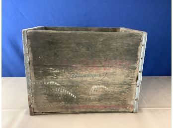 Vintage Canada Dry Ginger Ale Wood Crate