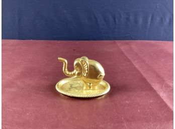 Brass Elephant Ring Holder
