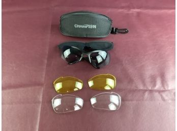 Champion Sunglasses With 2 Additional Interchangable Lens