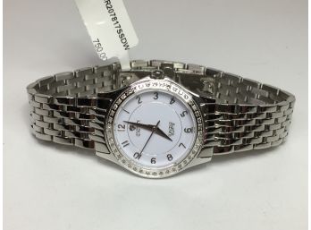 Gorgeous $750 Ladies CROTON Diamond Collection Watch - Sapphire Crystal - Swiss Made - Very Pretty Timepiece