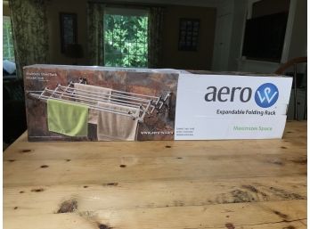 Very Handy All Stainless Steel Expandable Folding Drying Rack By AERO - Its New Or Like New $149 Retail