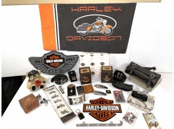 Harley Davidson Fender Tip . Leather Satchel,belt , Sheets ,towel ,christmas Ornaments
