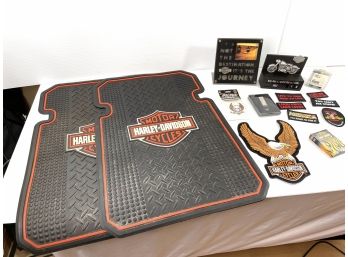 Harley Davidson Truck Matts , Paint , Patches , Playing Cards ,belt Clip , Picture Frame ,calendar