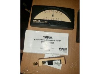 Vintage Yamaha Yt-2200 Chromatic  Instrument Tuner