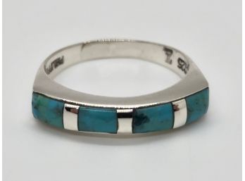 Kingman Turquoise Ring In Sterling Silver