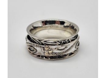 Size 6 Sterling Silver Spinner Ring
