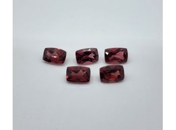 5 Red Garnets