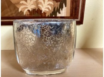 Vintage Gold Dust  Glass Vase (5 Inches In Height)