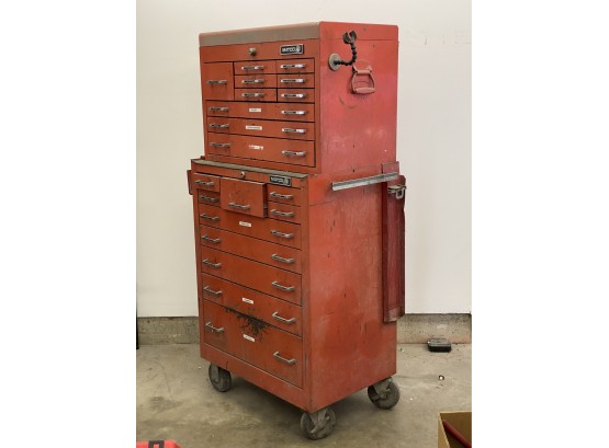 Vintage Professional-Quality Matco Chest-on-Chest Toolbox
