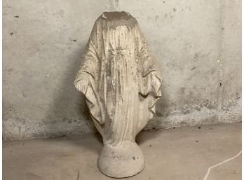 A Headless Vintage Garden Statue, Cast Cement