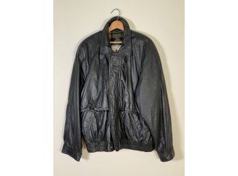 John Ashford Outdoor Men's Leather Jacket, XL