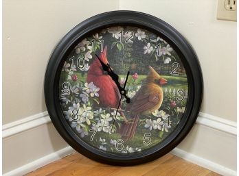 A Wall Clock With A Bird Theme By Kim Norlien