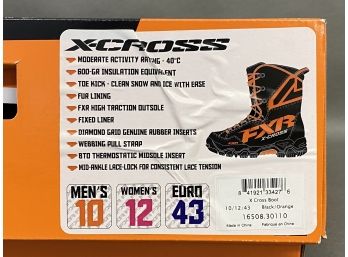 FXR X-Cross Men's Boots, Size 10