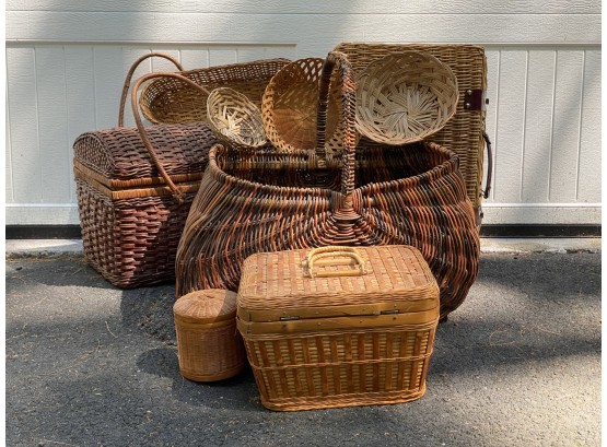 A Large Assortment Of Quality Baskets #1
