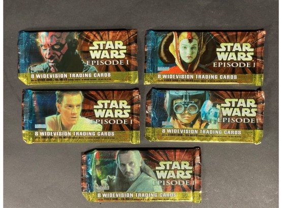 New-Old-Stock Star Wars Episode 1 Wide Vision Trading Cards