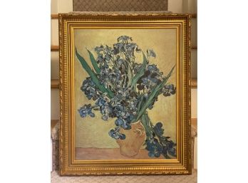 Vincent Van Gogh, Reproduction Oil On Canvas, Irises