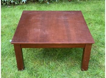 A Transitional Solid Cherry Coffee Table