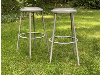 A Pair Of Simple Modern Stools