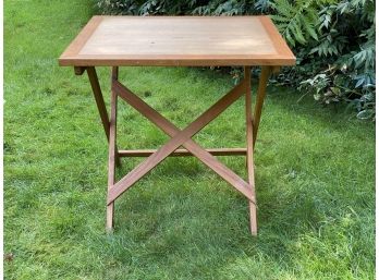 A Folding Wood Table