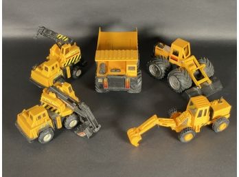 Assorted Construction Vehicle Toys By Remco