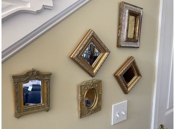 Grouping Of 5 Small Mirrors