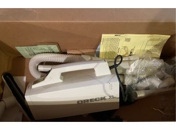 NEW Oreck XL Canister Vacuum New With Attachments