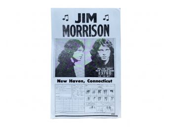 Jim Morisson New Haven Mug Shot Card