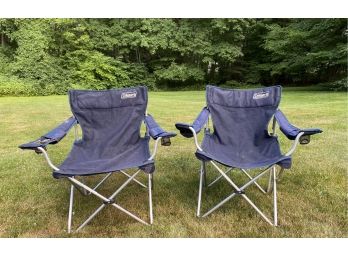 Coleman Folding Camping Chairs With Cup Holders