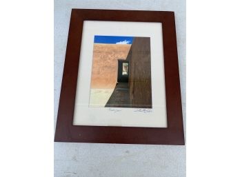 Colored Photo(David M Zuber) Signed And Titled In Pen