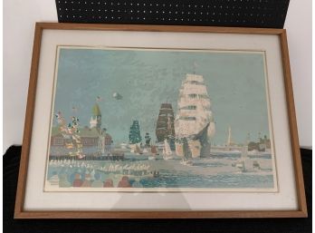 Pencil Signed & Numbered (Dong Kingman 48/ 500) Lithograph