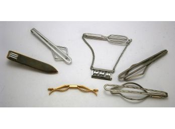 Collection Of Vintage Tie Clips