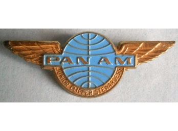 PAN AM Junior Junior Stewardess Wings
