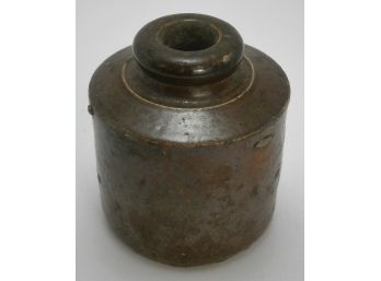 19th Century Stoneware Ink Bottle