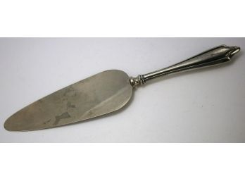 Large Pie Server With Sterling Silver Handle