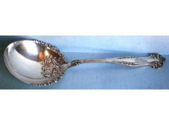 Large Antique Silverplate Serving Spoon