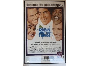 Robin And The 7 Hoods, 1964 Framed Original Theatrical Poster - Rat Pack
