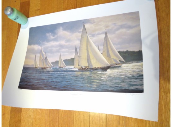 Donald W. Demers Signed Ltd Ed Lithograph 'Summer Cruise' 191/500