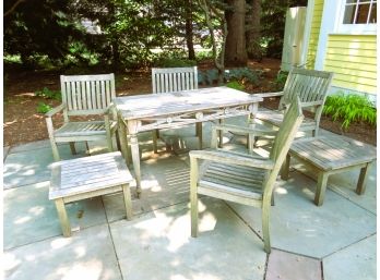 Teak Outdoor Table Chairs And Side Tables