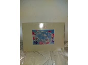 (Toska) Mikasa Crystal 'blossom Time' Serving Platter 16 1/2