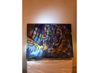 Large Abstract Painting - 40x30