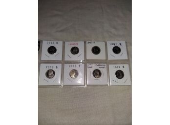 8 S-Proof Jefferson Nickels