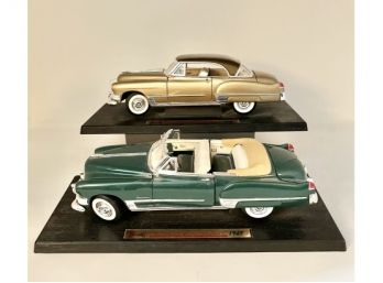 Two Road Legends Die Cast 1949 Cadillac Coupe Devilles