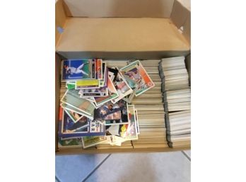 Box Full Of Mixed Sports Cards