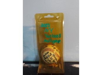 2003 NY Yankees Autograph