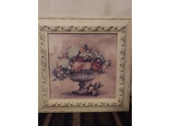 Professionally Framed Floral Print By C. Winterle Olson