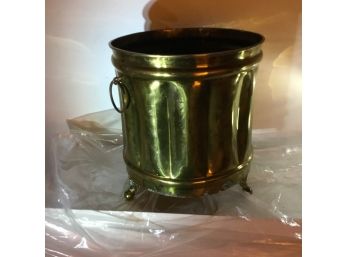 Handled Copper Pot/planter